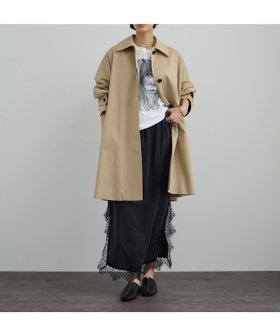 【サロン アダム エ ロペ/SALON adam et rope'】のtacca テントシルエットステンカラーコート 人気、トレンドファッション・服の通販 founy(ファニー) ファッション Fashion レディースファッション Fashion for Women アウター Coat / Outerwear Collection コート・ロングコート・ピーコート Long Coats, Peacoats & More ヴィンテージ Vintage Style シャンブレー Chambray, Denim-Like Fabric ツイル Twist, Twisted Detail 定番 Standard, Basic Item ポケット Pocket, Pocket Detail 防寒 Cold Protection, Winter-Ready エレガント 上品 Elegant |ID:prp329100004833335