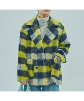 【ローズバッド/ROSE BUD】のSHAGGY CHECK COAT 人気、トレンドファッション・服の通販 founy(ファニー) ファッション Fashion レディースファッション Fashion for Women アウター Coat / Outerwear Collection コート・ロングコート・ピーコート Long Coats, Peacoats & More イエロー Yellow チェック Check, Plaid, Tartan ベーシック Basic, Essential 防寒 Cold Protection, Winter-Ready 冬 Winter / This Winter 再入荷 Restock / Back in Stock おすすめ Recommended / Our Picks |ID:prp329100004833343