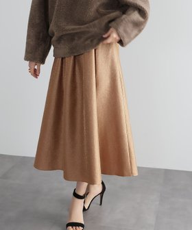 【ガール/GIRL】のシャイニータックフレアロングスカート【洗える】 人気、トレンドファッション・服の通販 founy(ファニー) ファッション Fashion レディースファッション Fashion for Women スカート Skirts ロングスカート Long Skirts / Maxi & Midi Skirts ギャザー Gathered, Ruffled シンプル Simple, Minimal フレア Flare, Flared ポケット Pocket, Pocket Detail エレガント 上品 Elegant 洗える Machine Washable |ID:prp329100004833345