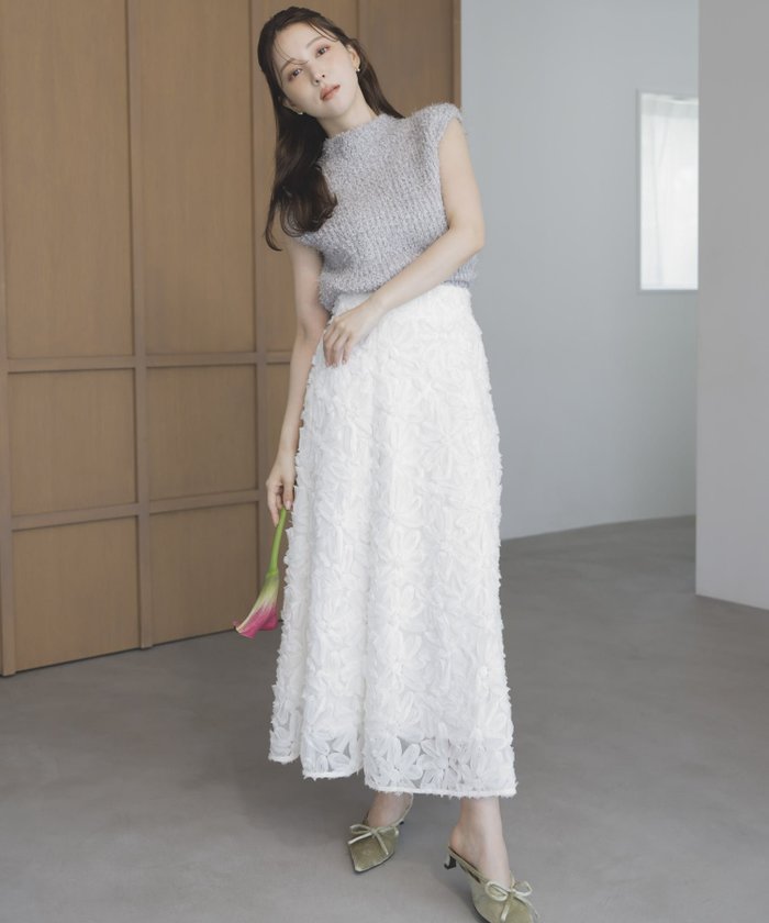 【ノエラ/Noela】のフラワージャガードスカート インテリア・キッズ・メンズ・レディースファッション・服の通販 founy(ファニー) https://founy.com/ ファッション Fashion レディースファッション Fashion for Women スカート Skirts フラワー Flower, Floral ポケット Pocket, Pocket Detail モチーフ Motif, Design Theme エレガント 上品 Elegant |ID: prp329100004833353 ipo3291000000035196851