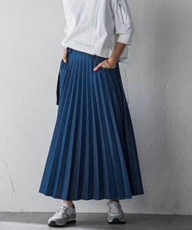 【メイソングレイ/MAYSON GREY】のデニムMIXライトプリーツスカート 人気、トレンドファッション・服の通販 founy(ファニー) ファッション Fashion レディースファッション Fashion for Women スカート Skirts プリーツスカート / 上品フェミニンスタイル Pleated Skirts 春 Spring カットソー Cut and Sewn Top セットアップ Set-Up, Coordinated Outfit デニム Denim, Jeans Material ドッキング Docking, Mixed Material プリーツ Pleats, Pleated S/S・春夏 SS, Spring/Summer, Warm Season 夏 Summer 2025年 2025 2025春夏・S/S Spring/Summer 2025 SS25 |ID:prp329100004833355