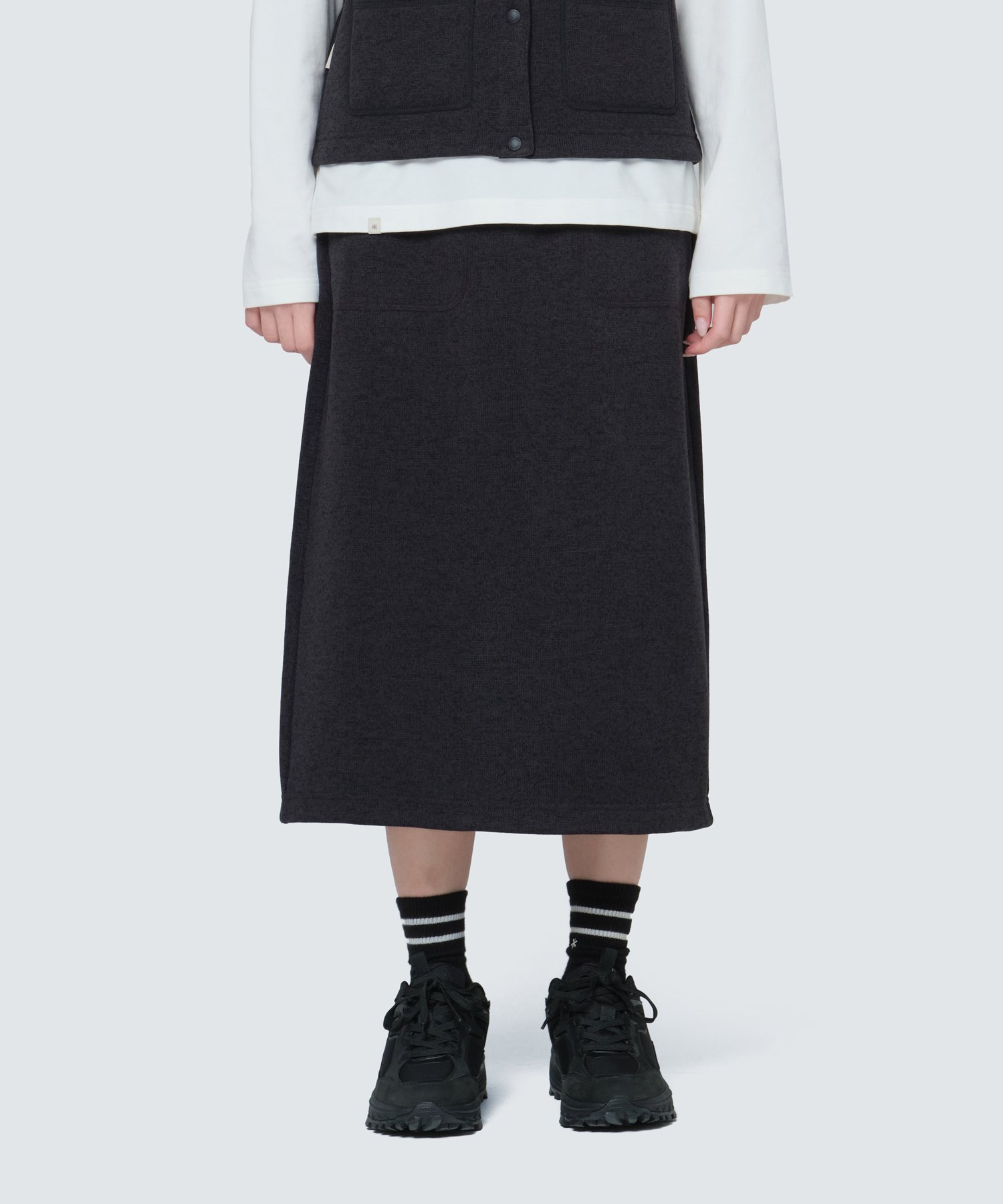 【スノーピーク/SNOW PEAK】のKnit skirt 人気、トレンドファッション・服の通販 founy(ファニー) 　ファッション　Fashion　レディースファッション　Fashion for Women　スカート　Skirts　アウトドア　Outdoor Clothing　コレクション　Collection, Seasonal Line　シンプル　Simple, Minimal　スリット　Slit, Slit Detail　ポケット　Pocket, Pocket Detail　ワンポイント　One Point, Statement Accent　冬　Winter / This Winter　A/W・秋冬　Autumn/Winter　 other-1|ID: prp329100004833359 ipo3291000000035196939