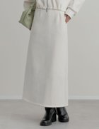 【リエディ/Re:EDIT】の裏起毛ベルトループ付きタイトスカート 人気、トレンドファッション・服の通販 founy(ファニー) ファッション Fashion レディースファッション Fashion for Women スカート Skirts ベルト&ウエストマーク Belts & Waist Accessories カーディガン Cardigan, Knitwear コンパクト Compact, Small Size シンプル Simple, Minimal スタッズ Studs, Metal Accents スリット Slit, Slit Detail ダブル Double, Double-Breasted トレンド Trend, Trending Now バランス Balance, Style Balance ポケット Pocket, Pocket Detail ルーズ Loose, Oversized ループ Loop, Loop Knit おすすめ Recommended / Our Picks thumbnail アイボリー|ID: prp329100004833377 ipo3291000000035197163