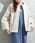 【インタープラネット/INTERPLANET】のメランジブランケットノーカラーショートコート 人気、トレンドファッション・服の通販 founy(ファニー) ファッション Fashion レディースファッション Fashion for Women アウター Coat / Outerwear Collection コート・ロングコート・ピーコート Long Coats, Peacoats & More ショルダー Shoulder, Shoulder Strap ショート Short, Short Length シンプル Simple, Minimal スリーブ Sleeve, Long Sleeve / Short Sleeve ドット Polka Dot, Dot Pattern ドロップ Drop Shoulder, Dropped Style フロント Front, Front Design ベーシック Basic, Essential ラウンド Round, Round Neck thumbnail ベージュ|ID: prp329100004833384 ipo3291000000035197228