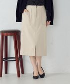 【コムサイズム/COMME CA ISM】のフラノ調ジャージータイトスカート 人気、トレンドファッション・服の通販 founy(ファニー) ファッション Fashion レディースファッション Fashion for Women スカート Skirts おすすめ Recommended / Our Picks ジャカード／ジャガード Jacquard, Woven Pattern ストレッチ Stretch, Stretchy Fabric スリット Slit, Slit Detail タイトスカート Pencil Skirt, Tight Skirt パッチ Patch, Appliqué ポケット Pocket, Pocket Detail リラックス Relax, Relaxed Fit thumbnail ベージュ|ID: prp329100004833386 ipo3291000000035197239