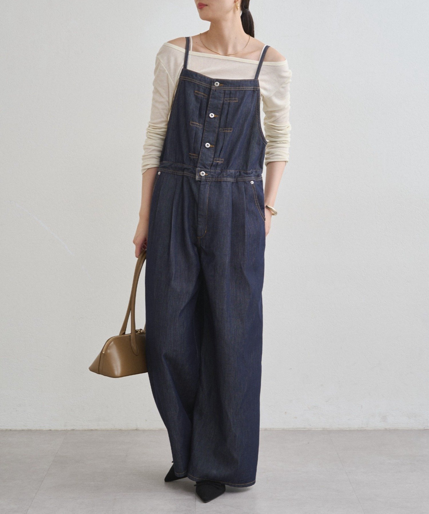 【パルグループ/PAL GROUP】の【Loungedress】デニムキャミサロペット インテリア・キッズ・メンズ・レディースファッション・服の通販 founy(ファニー) 　ファッション　Fashion　レディースファッション　Fashion for Women　トップス・カットソー　Cut & Sew Tops　キャミソール&ノースリーブ　Camisoles & Sleeveless Tops　ワンピース　Dresses　フォーマル・パーティードレス・結婚式用ドレス　Elegant & Casual Dresses　サロペット&オールインワン　Dungarees & Jumpsuit Styles　インナー　Innerwear　カットソー　Cut and Sewn Top　サロペット　Overalls, Salopette　ジャケット　Jacket, Outerwear　スニーカー　Sneakers, Trainers　デニム　Denim, Jeans Material　再入荷　Restock / Back in Stock　インディゴブルー|ID: prp329100004833401 ipo3291000000035197409