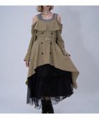 【ハレ/HARE】のオフショルトレンチワンピース 人気、トレンドファッション・服の通販 founy(ファニー) ファッション Fashion レディースファッション Fashion for Women ワンピース Dresses インナー Innerwear ウェーブ Wavy Pattern スクエア Square, Square Shape ストレート Straight, Straight Cut タンク Tank Top, Sleeveless Top タートル Turtleneck, Turtle Collar チュール Tulip, Tulip Motif バランス Balance, Style Balance 厚底 Platform Shoes thumbnail ベージュ52|ID: prp329100004833403 ipo3291000000035197423