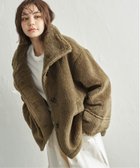 【ノッチ/notch】の【notch. by KASUMI】 ボアスタンドジャケット 人気、トレンドファッション・服の通販 founy(ファニー) ファッション Fashion レディースファッション Fashion for Women アウター Coat / Outerwear Collection レディースジャケット・軽アウター Jackets 2025年 2025 2025-2026秋冬・A/W Autumn/Winter 2025–26 AW25–26 コラボ Collaboration, Collab ジャケット Jacket, Outerwear スタンド Stand Collar, Upright Stand デニム Denim, Jeans Material トレンド Trend, Trending Now フィット Fit, Slim Fit フロント Front, Front Design ボーダー Border, Stripe ロング Long, Long-Length 人気 Popular, Best Seller thumbnail ブラウン|ID: prp329100004833407 ipo3291000000035197456