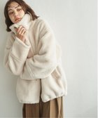 【ノッチ/notch】の【notch. by KASUMI】 ボアスタンドジャケット 人気、トレンドファッション・服の通販 founy(ファニー) ファッション Fashion レディースファッション Fashion for Women アウター Coat / Outerwear Collection レディースジャケット・軽アウター Jackets 2025年 2025 2025-2026秋冬・A/W Autumn/Winter 2025–26 AW25–26 コラボ Collaboration, Collab ジャケット Jacket, Outerwear スタンド Stand Collar, Upright Stand デニム Denim, Jeans Material トレンド Trend, Trending Now フィット Fit, Slim Fit フロント Front, Front Design ボーダー Border, Stripe ロング Long, Long-Length 人気 Popular, Best Seller thumbnail オフホワイト|ID: prp329100004833407 ipo3291000000035197457