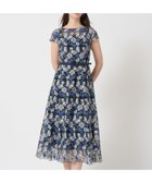 【アナイ/ANAYI】のフラワーチュールボートネックワンピース 人気、トレンドファッション・服の通販 founy(ファニー) ファッション Fashion レディースファッション Fashion for Women ワンピース Dresses エレガント 上品 Elegant シアー Sheer, See-Through ショート Short, Short Length スマート Smart, Elegant スリーブ Sleeve, Long Sleeve / Short Sleeve チュール Tulip, Tulip Motif デコルテ Décolleté, Neckline フラワー Flower, Floral フレアースカート Flared Skirt, A-Line Skirt ヨーク Yoke, Yoke Design 再入荷 Restock / Back in Stock thumbnail navy|ID: prp329100004833418 ipo3291000000035197575