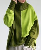 【アンティカ/antiqua】のantiqua アンティカ ハイネック ニット レディース 無地 長袖 PN-00432 人気、トレンドファッション・服の通販 founy(ファニー) ファッション Fashion レディースファッション Fashion for Women トップス・カットソー Cut & Sew Tops ニット Knit Tops & Sweaters インナー Innerwear オレンジ Orange タートルネック Turtleneck, High Neck トレンド Trend, Trending Now 定番 Standard, Basic Item 長袖 Long Sleeve, Full Sleeve ハイネック High Neck, Mock Neck パープル Purple, Violet 無地 Plain, Solid Color ラウンド Round, Round Neck リラックス Relax, Relaxed Fit ワイド Wide, Wide Fit エレガント 上品 Elegant thumbnail 02 カーキ×ライム|ID: prp329100004833424 ipo3291000000035197620