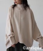 【アンティカ/antiqua】のantiqua アンティカ ハイネック ニット レディース 無地 長袖 PN-00432 人気、トレンドファッション・服の通販 founy(ファニー) ファッション Fashion レディースファッション Fashion for Women トップス・カットソー Cut & Sew Tops ニット Knit Tops & Sweaters インナー Innerwear オレンジ Orange タートルネック Turtleneck, High Neck トレンド Trend, Trending Now 定番 Standard, Basic Item 長袖 Long Sleeve, Full Sleeve ハイネック High Neck, Mock Neck パープル Purple, Violet 無地 Plain, Solid Color ラウンド Round, Round Neck リラックス Relax, Relaxed Fit ワイド Wide, Wide Fit エレガント 上品 Elegant thumbnail 03 アイスベージュ|ID: prp329100004833424 ipo3291000000035197622