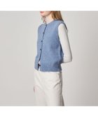【ビューティ&ユース ユナイテッドアローズ/BEAUTY&YOUTH / UNITED ARROWS】のSteven Alan ウール シルク クルーネック ベスト 人気、トレンドファッション・服の通販 founy(ファニー) ファッション Fashion レディースファッション Fashion for Women アウター Coat / Outerwear Collection トップス・カットソー Cut & Sew Tops ベスト&ジレ / 重ね着スタイル Vests & Gilets カットソー Cut and Sewn Top コンパクト Compact, Small Size シルク Silk, 100% Silk シンプル Simple, Minimal ネップ Nepp, Slub Yarn フロント Front, Front Design ベスト Vest, Waistcoat thumbnail LT.BLUE|ID: prp329100004833428 ipo3291000000035197651