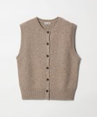 【ビューティ&ユース ユナイテッドアローズ/BEAUTY&YOUTH / UNITED ARROWS】のSteven Alan ウール シルク クルーネック ベスト 人気、トレンドファッション・服の通販 founy(ファニー) ファッション Fashion レディースファッション Fashion for Women アウター Coat / Outerwear Collection トップス・カットソー Cut & Sew Tops ベスト&ジレ / 重ね着スタイル Vests & Gilets カットソー Cut and Sewn Top コンパクト Compact, Small Size シルク Silk, 100% Silk シンプル Simple, Minimal ネップ Nepp, Slub Yarn フロント Front, Front Design ベスト Vest, Waistcoat thumbnail BEIGE|ID: prp329100004833428 ipo3291000000035197652
