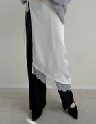 【リエディ/Re:EDIT】のサテンレースアシンメトリーラップスカート 人気、トレンドファッション・服の通販 founy(ファニー) ファッション Fashion レディースファッション Fashion for Women スカート Skirts おすすめ Recommended / Our Picks なめらか Smooth, Silky Texture アシンメトリー Asymmetrical Style サテン Satin, Glossy Fabric シンプル Simple, Minimal ジャケット Jacket, Outerwear デニム Denim, Jeans Material トレンド Trend, Trending Now ボトム Bottoms, Lower Wear ラップ Wrap, Wrap Design レース Lace, Lace Fabric 無地 Plain, Solid Color thumbnail アイボリー|ID: prp329100004833429 ipo3291000000035197655