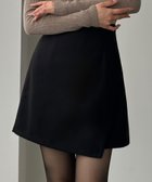 【ジュノア/JUNOAH】のLouere メルトンラップ風ミニスカート(インパン付き) 人気、トレンドファッション・服の通販 founy(ファニー) ファッション Fashion レディースファッション Fashion for Women スカート Skirts ミニスカート Mini Skirts ミニスカート Mini Skirt, Short Skirt メルトン Melton, Heavy Wool ラップ Wrap, Wrap Design thumbnail ブラック|ID: prp329100004833430 ipo3291000000035197657