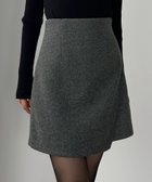 【ジュノア/JUNOAH】のLouere メルトンラップ風ミニスカート(インパン付き) 人気、トレンドファッション・服の通販 founy(ファニー) ファッション Fashion レディースファッション Fashion for Women スカート Skirts ミニスカート Mini Skirts ミニスカート Mini Skirt, Short Skirt メルトン Melton, Heavy Wool ラップ Wrap, Wrap Design thumbnail チャコール|ID: prp329100004833430 ipo3291000000035197658