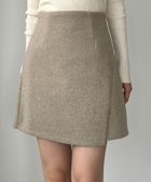 【ジュノア/JUNOAH】のLouere メルトンラップ風ミニスカート(インパン付き) 人気、トレンドファッション・服の通販 founy(ファニー) ファッション Fashion レディースファッション Fashion for Women スカート Skirts ミニスカート Mini Skirts ミニスカート Mini Skirt, Short Skirt メルトン Melton, Heavy Wool ラップ Wrap, Wrap Design thumbnail グレージュ|ID: prp329100004833430 ipo3291000000035197659
