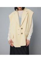 【ヘリンドットサイ/HeRIN.CYE】のOver size vest 人気、トレンドファッション・服の通販 founy(ファニー) ファッション Fashion レディースファッション Fashion for Women アウター Coat / Outerwear Collection トップス・カットソー Cut & Sew Tops ベスト&ジレ / 重ね着スタイル Vests & Gilets おすすめ Recommended / Our Picks セットアップ Set-Up, Coordinated Outfit thumbnail O/WHT1|ID: prp329100004833432 ipo3291000000035197670
