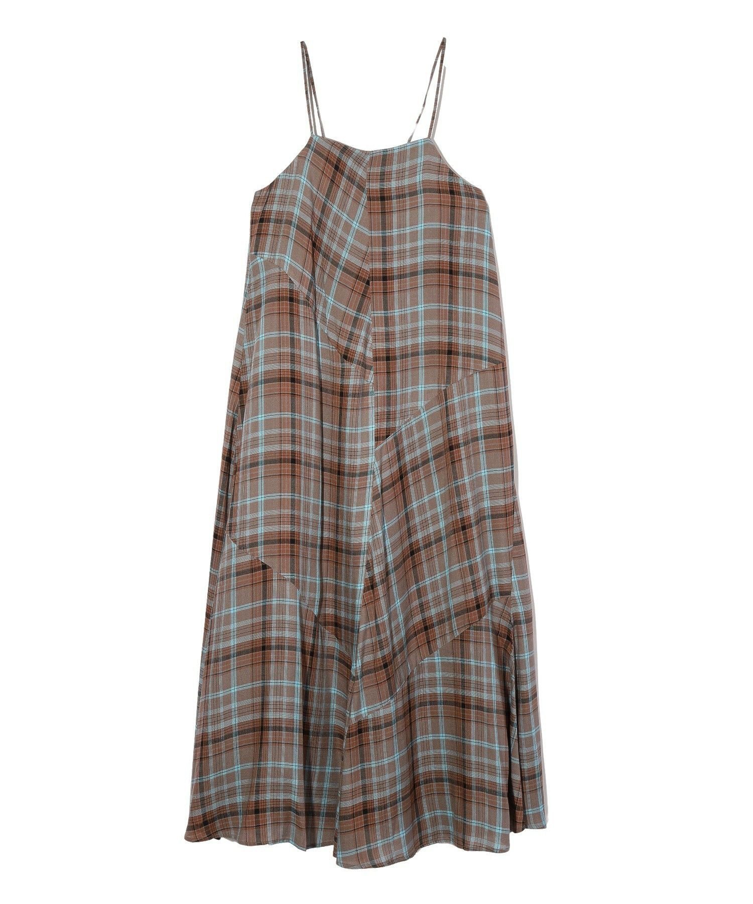 【ミルクフェド/MILKFED.】のPLAID CAMISOLE DRESS インテリア・キッズ・メンズ・レディースファッション・服の通販 founy(ファニー) 　ファッション　Fashion　レディースファッション　Fashion for Women　ワンピース　Dresses　フォーマル・パーティードレス・結婚式用ドレス　Elegant & Casual Dresses　キャップ　Cap, Baseball Cap　キャミソール　Camisole, Spaghetti Strap Top　サングラス　Sunglasses, Shades　サンダル　Sandals, Summer Shoes　スニーカー　Sneakers, Trainers　タンク　Tank Top, Sleeveless Top　チェック　Check, Plaid, Tartan　マキシ　Maxi, Full Length　リゾート　Resort, Vacation Style　ロング　Long, Long-Length　おすすめ　Recommended / Our Picks　夏　Summer　LtBLUE|ID: prp329100004833433 ipo3291000000035197676