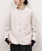 【ステップス/STEPS】のVincent et Mireille/VINCENT ET MIREILLE FLEECE CARDIGAN 人気、トレンドファッション・服の通販 founy(ファニー) ファッション Fashion レディースファッション Fashion for Women トップス・カットソー Cut & Sew Tops カーディガン・羽織り Layered Style Cardigans デニム Denim, Jeans Material 冬 Winter / This Winter thumbnail WHITE|ID: prp329100004833447 ipo3291000000035197783