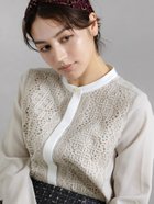 【テチチ/Te chichi】の【WEB限定カラーあり】フロントレースブラウス 人気、トレンドファッション・服の通販 founy(ファニー) ファッション Fashion レディースファッション Fashion for Women トップス・カットソー Cut & Sew Tops シャツ・ブラウス・オフィスカジュアル Elegant Blouses & Button-Ups インナー Innerwear デニム Denim, Jeans Material フロント Front, Front Design レース Lace, Lace Fabric ワイド Wide, Wide Fit 人気 Popular, Best Seller 切替 Switching, Contrast Panel thumbnail グレー|ID: prp329100004833451 ipo3291000000035197800