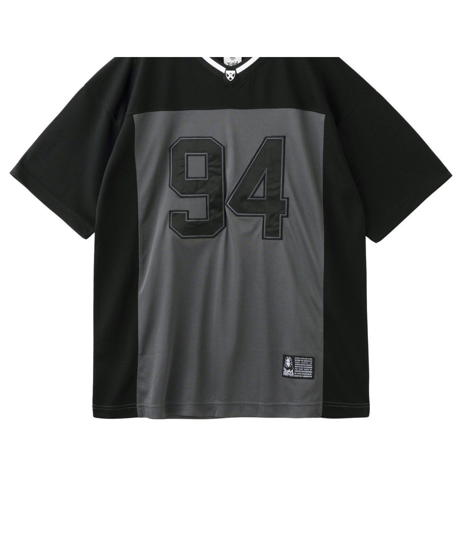 【エックスガール/X-girl】のFOOTBALL TEE DRESS X-girl 人気、トレンドファッション・服の通販 founy(ファニー) 　ファッション　Fashion　レディースファッション　Fashion for Women　ワンピース　Dresses　フォーマル・パーティードレス・結婚式用ドレス　Elegant & Casual Dresses　グラフィック　Graphic, Graphic Design　ビッグ　Big, Oversized　ミニスカート　Mini Skirt, Short Skirt　メッシュ　Mesh, Net Fabric　半袖　Short Sleeve, Half Sleeve　夏　Summer　春　Spring　S/S・春夏　SS, Spring/Summer, Warm Season　 other-1|ID: prp329100004833464 ipo3291000000035197891