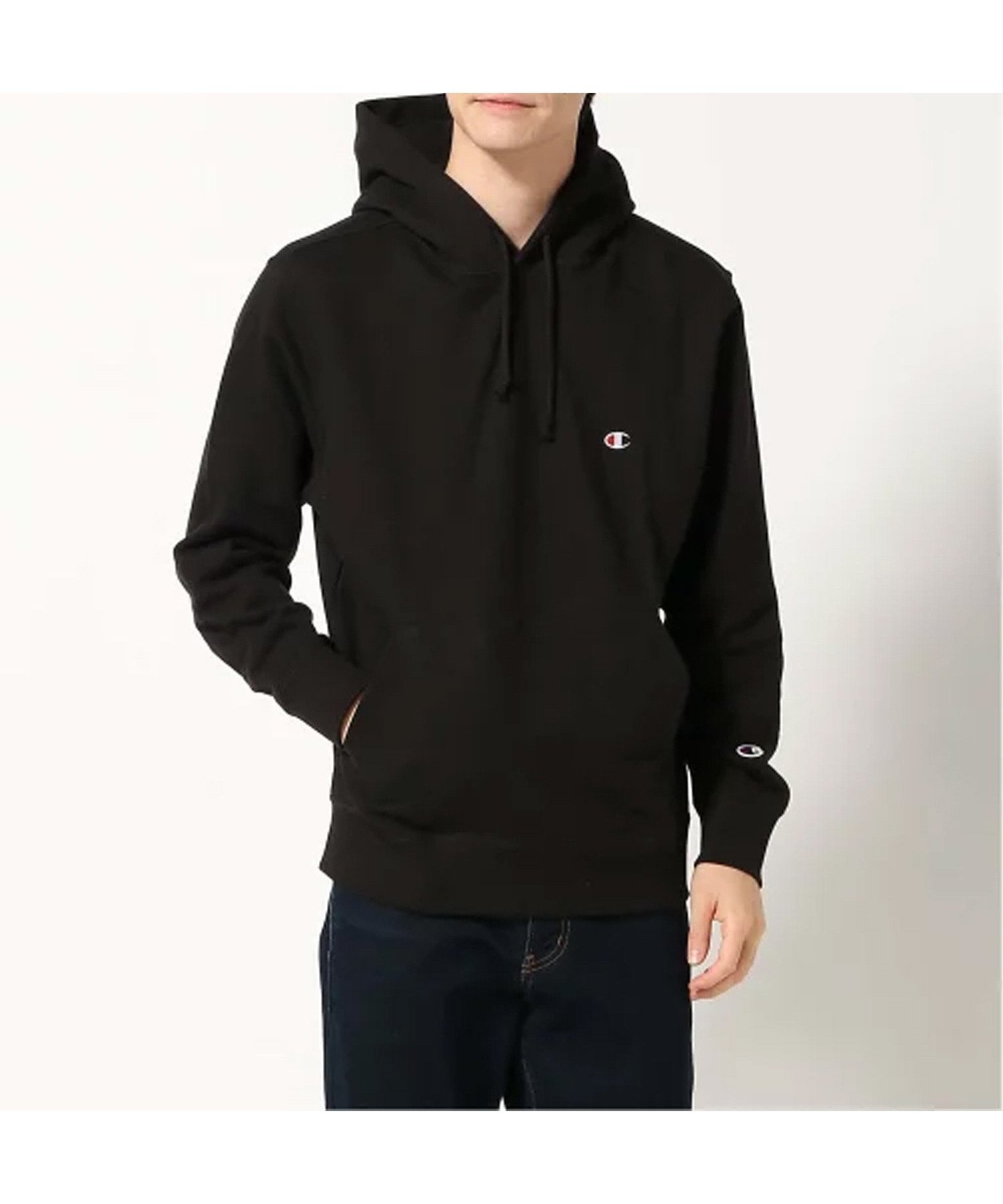 【ハンドサイン/HAND SIGN】のChampion/HOODED SWEATSHIRT インテリア・キッズ・メンズ・レディースファッション・服の通販 founy(ファニー) 　ファッション　Fashion　レディースファッション　Fashion for Women　トップス・カットソー　Cut & Sew Tops　シャツ・ブラウス・オフィスカジュアル　Elegant Blouses & Button-Ups　レディースパーカー・カジュアルフーディー　Casual Hoodies & Sweatshirts　ロングTシャツ・Tシャツ　Longline T-Shirts & Tees　スウェット・クルーネックトップス　Sweatshirts & Crewnecks / Relaxed Fit Sweat Tops　シンプル　Simple, Minimal　ボトム　Bottoms, Lower Wear　リラックス　Relax, Relaxed Fit　定番　Standard, Basic Item　ブラック|ID: prp329100004833472 ipo3291000000035197952