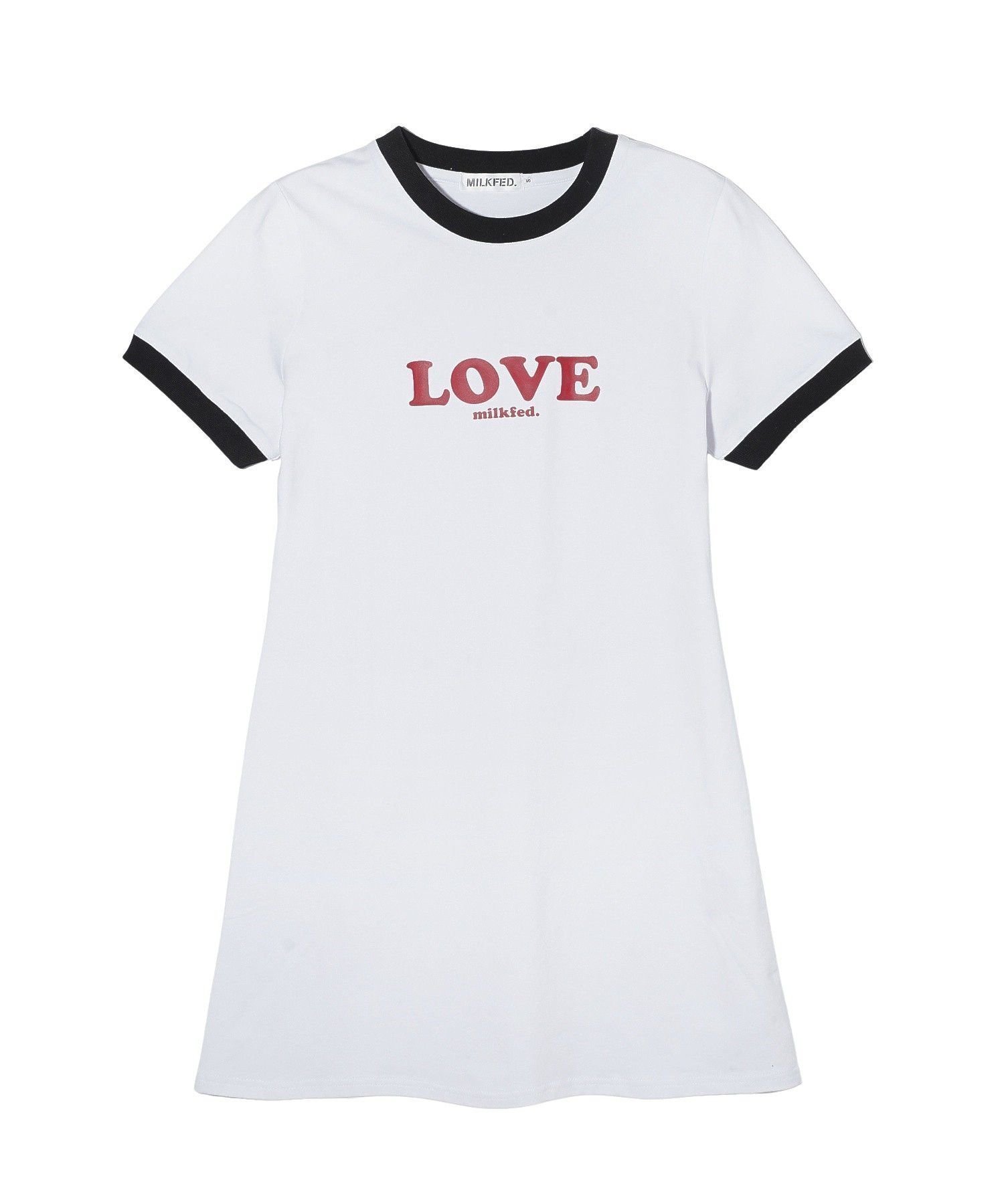 【ミルクフェド/MILKFED.】のLOVE MILKFED. MINI DRESS インテリア・キッズ・メンズ・レディースファッション・服の通販 founy(ファニー) 　ファッション　Fashion　レディースファッション　Fashion for Women　ワンピース　Dresses　フォーマル・パーティードレス・結婚式用ドレス　Elegant & Casual Dresses　キャップ　Cap, Baseball Cap　コンパクト　Compact, Small Size　ショート　Short, Short Length　リュック　Backpack, Rucksack　再入荷　Restock / Back in Stock　おすすめ　Recommended / Our Picks　WHITE|ID: prp329100004833475 ipo3291000000035197963