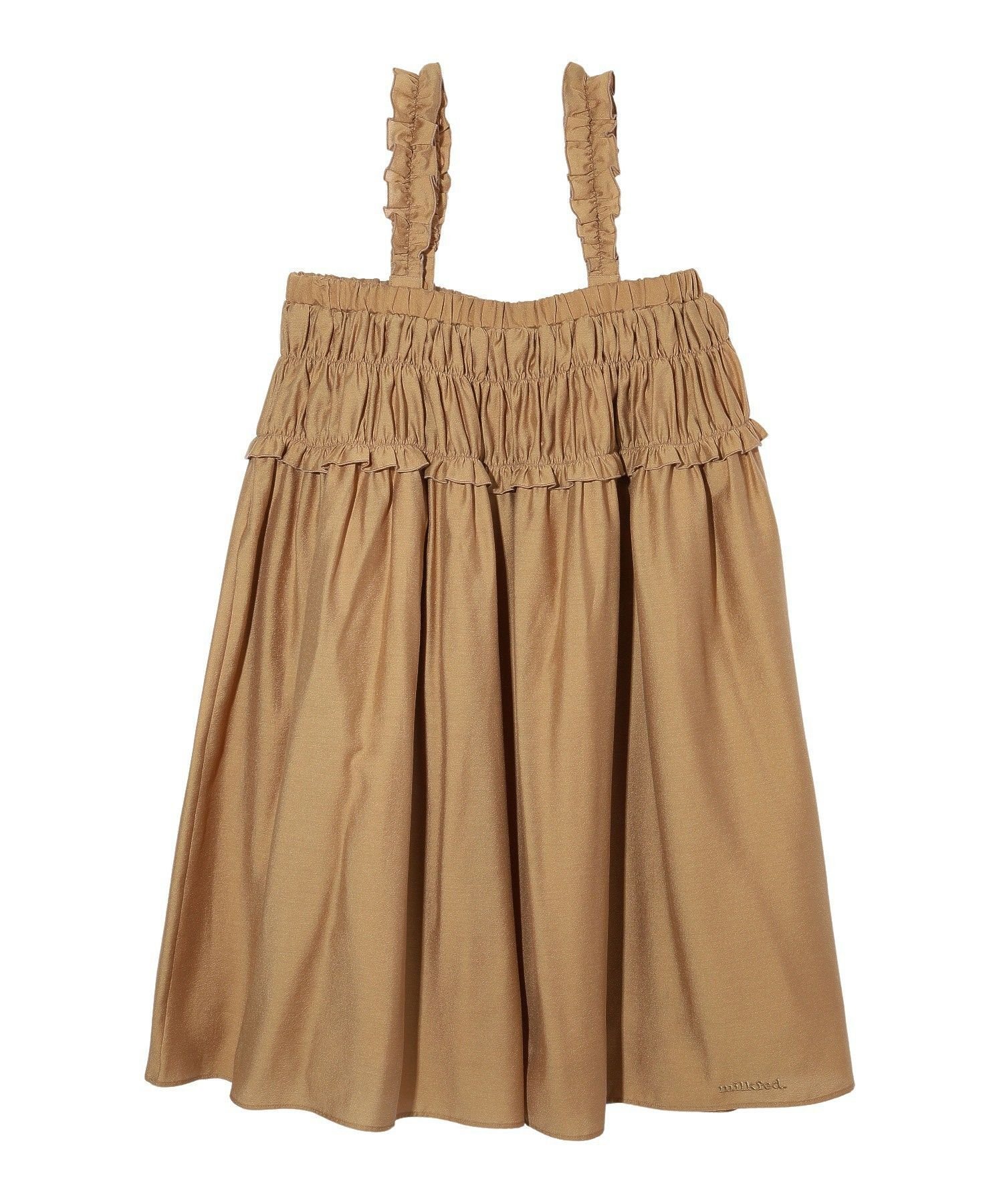 【ミルクフェド/MILKFED.】のGATHERED 2WAY DRESS 人気、トレンドファッション・服の通販 founy(ファニー) 　ファッション　Fashion　レディースファッション　Fashion for Women　ワンピース　Dresses　フォーマル・パーティードレス・結婚式用ドレス　Elegant & Casual Dresses　インナー　Innerwear　エアリー　Airy Texture　キャミソール　Camisole, Spaghetti Strap Top　ギャザー　Gathered, Ruffled　シンプル　Simple, Minimal　タンク　Tank Top, Sleeveless Top　バランス　Balance, Style Balance　フェミニン　Feminine, Girly　フリル　Frill, Ruffle　ラップ　Wrap, Wrap Design　ロング　Long, Long-Length　再入荷　Restock / Back in Stock　おすすめ　Recommended / Our Picks　 other-1|ID: prp329100004833486 ipo3291000000035198021