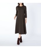 【キース/KEITH】の千鳥ジャージーワンピース 人気、トレンドファッション・服の通販 founy(ファニー) ファッション Fashion レディースファッション Fashion for Women ワンピース Dresses エレガント 上品 Elegant ドレープ Drape, Draping Fabric パターン Pattern, Design Print フェミニン Feminine, Girly フレア Flare, Flared 長袖 Long Sleeve, Full Sleeve thumbnail ダークブラウン|ID: prp329100004833494 ipo3291000000035198086