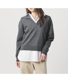 【ユナイテッドアローズ/UNITED ARROWS】のフラワー エンブロイダリー スキッパーニット 人気、トレンドファッション・服の通販 founy(ファニー) ファッション Fashion レディースファッション Fashion for Women トップス・カットソー Cut & Sew Tops ニット Knit Tops & Sweaters インナー Innerwear エンブロイダリー Embroidery Design カーディガン Cardigan, Knitwear スキッパー Skipper, Open Collar スパンコール Sequins, Sequin Embellishment タートルネック Turtleneck, High Neck フラワー Flower, Floral thumbnail DK.GRAY|ID: prp329100004833501 ipo3291000000035198233