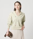 【ユナイテッドアローズ/UNITED ARROWS】のフラワー エンブロイダリー スキッパーニット 人気、トレンドファッション・服の通販 founy(ファニー) ファッション Fashion レディースファッション Fashion for Women トップス・カットソー Cut & Sew Tops ニット Knit Tops & Sweaters インナー Innerwear エンブロイダリー Embroidery Design カーディガン Cardigan, Knitwear スキッパー Skipper, Open Collar スパンコール Sequins, Sequin Embellishment タートルネック Turtleneck, High Neck フラワー Flower, Floral thumbnail LIME|ID: prp329100004833501 ipo3291000000035198235