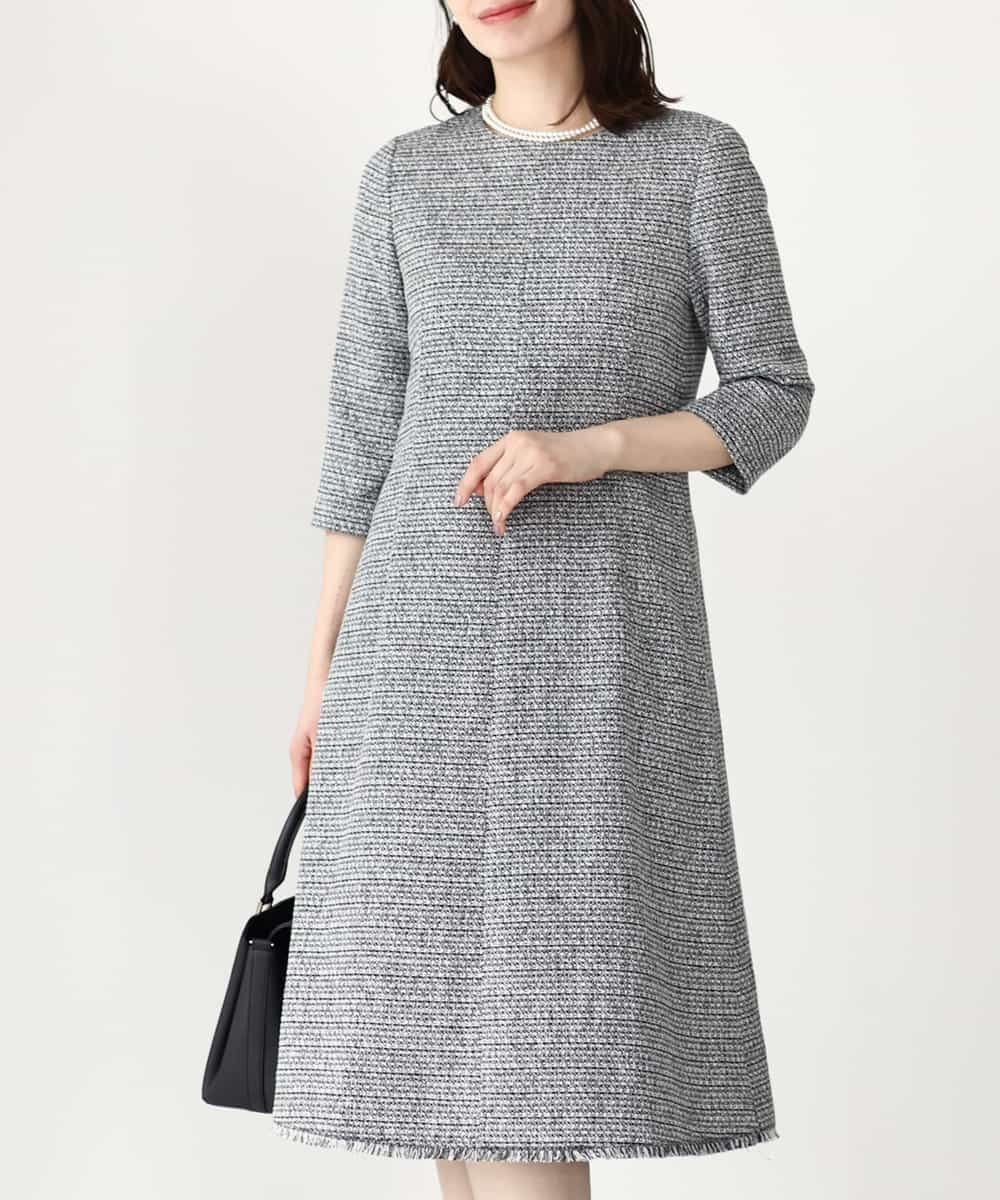 【オフオン/ofuon】のセットアップ対応 ラメツイードデザインワンピース/WEB限定 人気、トレンドファッション・服の通販 founy(ファニー) ファッション Fashion レディースファッション Fashion for Women ワンピース Dresses アクセサリー Fashion Accessories 今季 This Season, Current Season ジャケット Jacket, Outerwear セットアップ Set-Up, Coordinated Outfit ツイード Twill, Twill Weave 人気 Popular, Best Seller ラウンド Round, Round Neck other-1|ID: prp329100004833518 ipo3291000000035198546