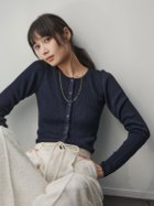 【アニュアンス/anuans】のリュクスビスコースニットカーディガン 人気、トレンドファッション・服の通販 founy(ファニー) ファッション Fashion レディースファッション Fashion for Women トップス・カットソー Cut & Sew Tops ニット Knit Tops & Sweaters カーディガン・羽織り Layered Style Cardigans コンパクト Compact, Small Size シルク Silk, 100% Silk シンプル Simple, Minimal フィット Fit, Slim Fit 再入荷 Restock / Back in Stock おすすめ Recommended / Our Picks thumbnail NAVY|ID: prp329100004833521 ipo3291000000036257939