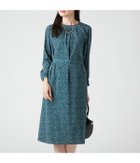 【ニューヨーカー/NEWYORKER】のスモールフラワープリント 共地ベルト付きワンピース 人気、トレンドファッション・服の通販 founy(ファニー) ファッション Fashion レディースファッション Fashion for Women ワンピース Dresses ベルト&ウエストマーク Belts & Waist Accessories ギャザー Gathered, Ruffled クラシカル Classical, Vintage-Inspired 切替 Switching, Contrast Panel 長袖 Long Sleeve, Full Sleeve ペチコート Petticoat, Underskirt ポケット Pocket, Pocket Detail A/W・秋冬 Autumn/Winter thumbnail グリーン|ID: prp329100004833531 ipo3291000000035198829