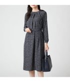 【ニューヨーカー/NEWYORKER】のスモールフラワープリント 共地ベルト付きワンピース 人気、トレンドファッション・服の通販 founy(ファニー) ファッション Fashion レディースファッション Fashion for Women ワンピース Dresses ベルト&ウエストマーク Belts & Waist Accessories ギャザー Gathered, Ruffled クラシカル Classical, Vintage-Inspired 切替 Switching, Contrast Panel 長袖 Long Sleeve, Full Sleeve ペチコート Petticoat, Underskirt ポケット Pocket, Pocket Detail A/W・秋冬 Autumn/Winter thumbnail ネイビー|ID: prp329100004833531 ipo3291000000035198830