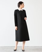 【メルローズ クレール/MELROSE claire】の【nior】カットツィードロングワンピース(一部WEB限定サイズ) 人気、トレンドファッション・服の通販 founy(ファニー) ファッション Fashion レディースファッション Fashion for Women ワンピース Dresses おすすめ Recommended / Our Picks シンプル Simple, Minimal センター Center, Center Line ツイード／ツィード Choker, Choker Necklace ネックレス Necklace, Pendant Necklace バランス Balance, Style Balance パール Pearl, Pearl Accent ポケット Pocket, Pocket Detail ロング Long, Long-Length エレガント 上品 Elegant thumbnail ブラック|ID: prp329100004833539 ipo3291000000035198933