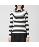 【ブルーレーベル クレストブリッジ/BLUE LABEL CRESTBRIDGE】のレーヨンストレッチタートルニット 人気、トレンドファッション・服の通販 founy(ファニー) ファッション Fashion レディースファッション Fashion for Women トップス・カットソー Cut & Sew Tops ニット Knit Tops & Sweaters コンパクト Compact, Small Size チェック Check, Plaid, Tartan ベーシック Basic, Essential thumbnail ボーダー|ID: prp329100004833552 ipo3291000000035199338