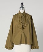 【ユナイテッドアローズ/UNITED ARROWS】のLOEFF フリル スキッパー シャツ 人気、トレンドファッション・服の通販 founy(ファニー) ファッション Fashion レディースファッション Fashion for Women トップス・カットソー Cut & Sew Tops シャツ・ブラウス・オフィスカジュアル Elegant Blouses & Button-Ups スキッパー Skipper, Open Collar スリーブ Sleeve, Long Sleeve / Short Sleeve フリル Frill, Ruffle フレア Flare, Flared ブロード Broadcloth, Fine Cotton エレガント 上品 Elegant thumbnail MUSTARD|ID: prp329100004833554 ipo3291000000035199352