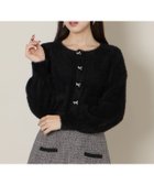 【ウィルセレクション/WILLSELECTION】の【New Year s Item】リボンボタンフェザーカーディガン 人気、トレンドファッション・服の通販 founy(ファニー) ファッション Fashion レディースファッション Fashion for Women トップス・カットソー Cut & Sew Tops カーディガン・羽織り Layered Style Cardigans カーディガン Cardigan, Knitwear コンパクト Compact, Small Size フェザー Feather, Feather Detail フェザーヤーン Feather Yarn, Fluffy Yarn リボン Ribbon, Bow thumbnail ブラック|ID: prp329100004833557 ipo3291000000035199404