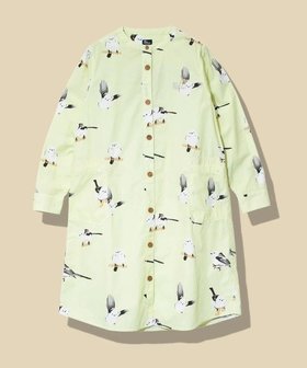 【ゴースローキャラバン/go slow caravan】のシマエナガ ノーカラーシャツワンピース (WOMENS) 人気、トレンドファッション・服の通販 founy(ファニー) ファッション Fashion レディースファッション Fashion for Women ワンピース Dresses シャツワンピース / 1枚で着映えコーデ Shirt Dresses シャツワンピ Shirt Dress, Shirt One-Piece ポケット Pocket, Pocket Detail 人気 Popular, Best Seller |ID:prp329100004833558