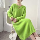 【ミニミニストア/miniministore】のニットワンピース レディース 韓国 秋冬 ライトグリーン|ID: prp329100004833567 ipo3291000000035199656