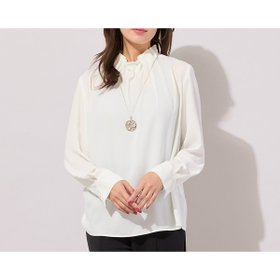 【ピサーノ/PISANO】の【手洗いOK】アムンゼン・ギャザー・ハイネックブラウス(無地) 人気、トレンドファッション・服の通販 founy(ファニー) ファッション Fashion レディースファッション Fashion for Women トップス・カットソー Cut & Sew Tops シャツ・ブラウス・オフィスカジュアル Elegant Blouses & Button-Ups エレガント 上品 Elegant ギャザー Gathered, Ruffled ドレープ Drape, Draping Fabric 長袖 Long Sleeve, Full Sleeve ハイネック High Neck, Mock Neck 無地 Plain, Solid Color リラックス Relax, Relaxed Fit |ID:prp329100004833570