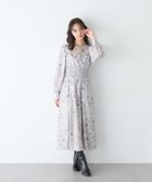【イング/INGNI】の【WEB限定】デコルテオープン花柄OP 人気、トレンドファッション・服の通販 founy(ファニー) ファッション Fashion レディースファッション Fashion for Women ワンピース Dresses カーディガン Cardigan, Knitwear シャーリング Shirring, Ruched スマホ Smartphone, Mobile Device デコルテ Décolleté, Neckline 人気 Popular, Best Seller 長袖 Long Sleeve, Full Sleeve フェミニン Feminine, Girly ライダースジャケット Riders, Biker Jacket リボン Ribbon, Bow ロング Long, Long-Length thumbnail グレー|ID: prp329100004833571 ipo3291000000035199768
