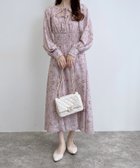 【イング/INGNI】の【WEB限定】デコルテオープン花柄OP 人気、トレンドファッション・服の通販 founy(ファニー) ファッション Fashion レディースファッション Fashion for Women ワンピース Dresses カーディガン Cardigan, Knitwear シャーリング Shirring, Ruched スマホ Smartphone, Mobile Device デコルテ Décolleté, Neckline 人気 Popular, Best Seller 長袖 Long Sleeve, Full Sleeve フェミニン Feminine, Girly ライダースジャケット Riders, Biker Jacket リボン Ribbon, Bow ロング Long, Long-Length thumbnail ピンク|ID: prp329100004833571 ipo3291000000035199769