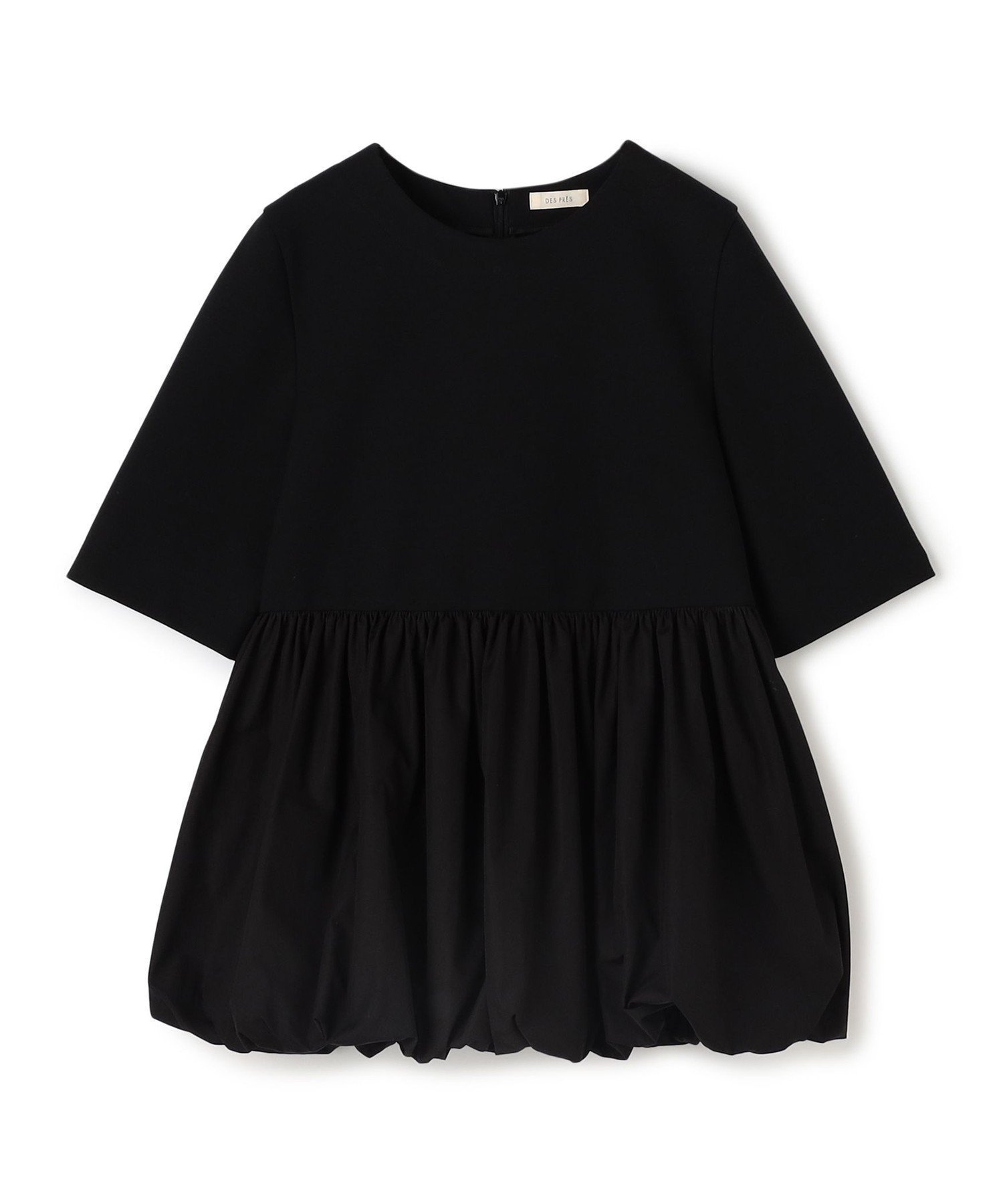 【トゥモローランド/TOMORROWLAND】のコットンタイプライター コンビバルーンプルオーバー インテリア・キッズ・メンズ・レディースファッション・服の通販 founy(ファニー) 　ファッション　Fashion　レディースファッション　Fashion for Women　トップス・カットソー　Cut & Sew Tops　カジュアルプルオーバー・ニットトップス　Pullovers & Knit Tops / Casual Pullovers　コンパクト　Compact, Small Size　コンビ　Combo, Combination Style　シルケット　Silket, Silky Cotton　タイプライター　Typewriter Fabric, Crisp Cotton　バランス　Balance, Style Balance　おすすめ　Recommended / Our Picks　ビジネス 仕事 通勤　Business / Work / Commuting　19 ブラック|ID: prp329100004833574 ipo3291000000035199809