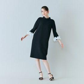 【ローズティアラ/Rose Tiara】のプリーツフラワー付きワンピース 人気、トレンドファッション・服の通販 founy(ファニー) ファッション Fashion レディースファッション Fashion for Women ワンピース Dresses シンプル Simple, Minimal スタンダード Standard, Basic スタンド Stand Collar, Upright Stand スマート Smart, Elegant ドレス Dress, One-Piece フェミニン Feminine, Girly フラワー Flower, Floral プリント Print, Printed Pattern プリーツ Pleats, Pleated ポケット Pocket, Pocket Detail モチーフ Motif, Design Theme ラグジュアリー Luxury, Elegant ロマンティック Romantic, Feminine Style |ID:prp329100004833580