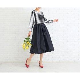 【ローズティアラ/Rose Tiara】のニットドッキングワンピース 人気、トレンドファッション・服の通販 founy(ファニー) ファッション Fashion レディースファッション Fashion for Women ワンピース Dresses タフタ Taffeta, Structured Fabric バルーン Balloon, Balloon Silhouette パール Pearl, Pearl Accent フェミニン Feminine, Girly ポケット Pocket, Pocket Detail エレガント 上品 Elegant 夏 Summer 春 Spring S/S・春夏 SS, Spring/Summer, Warm Season |ID:prp329100004833582