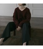 【ルシェル ブルー/LE CIEL BLEU】のウールカシミアVネックニット / Wool Cashmere V Neck Knit 人気、トレンドファッション・服の通販 founy(ファニー) ファッション Fashion レディースファッション Fashion for Women トップス・カットソー Cut & Sew Tops ニット Knit Tops & Sweaters Vネックトップス V-Neck Tops / V-Cut Neckline Shirts スリット Slit, Slit Detail セーター Sweater, Knitwear ターコイズ Turquoise, Blue-Green ベーシック Basic, Essential ラップ Wrap, Wrap Design リボン Ribbon, Bow 人気 Popular, Best Seller A/W・秋冬 Autumn/Winter thumbnail ボルドー|ID: prp329100004833591 ipo3291000000035199965